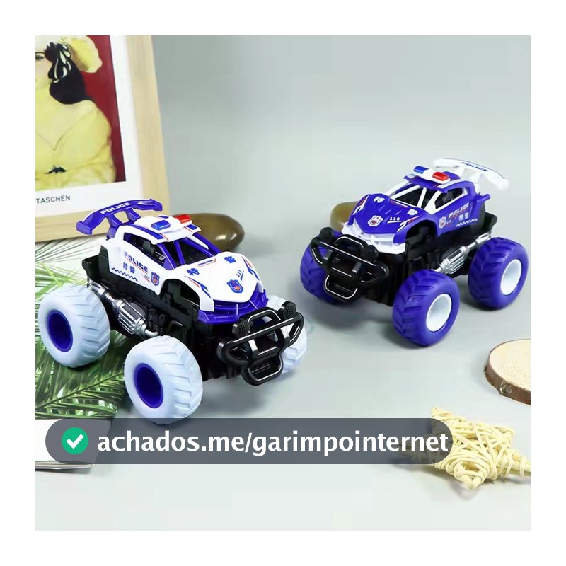 de Brinquedo Deformação Carro fricçao de Policia