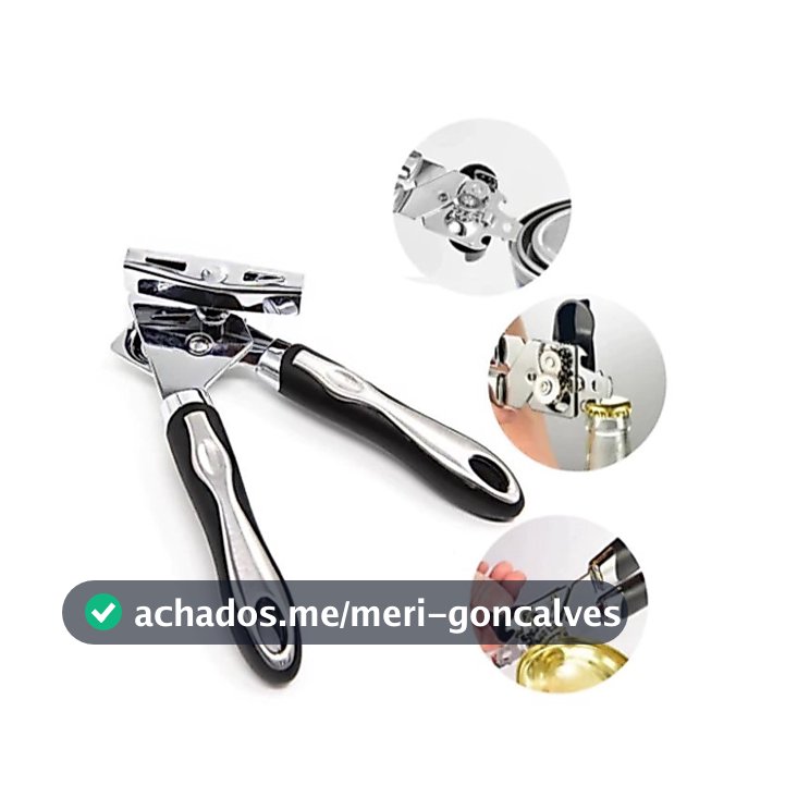 Abridor De Latas E Garrafas Aço Inox Profissional Casa 3588/3049