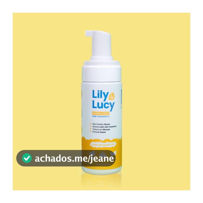 Banho a Seco Pet Wesen Green Lily & Lucy | Elimina Mau Cheiro e Sem fragrância | Limpeza Rápida | Cães e Gatos