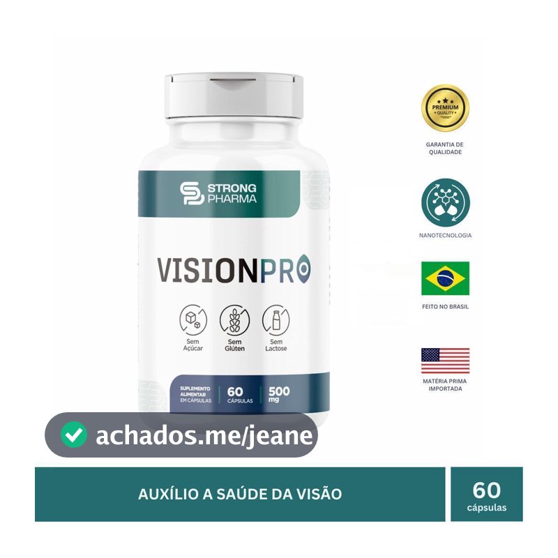 VisionPRO Luteína + Zeaxantina para os Olhos 500mg 60 Cápsulas