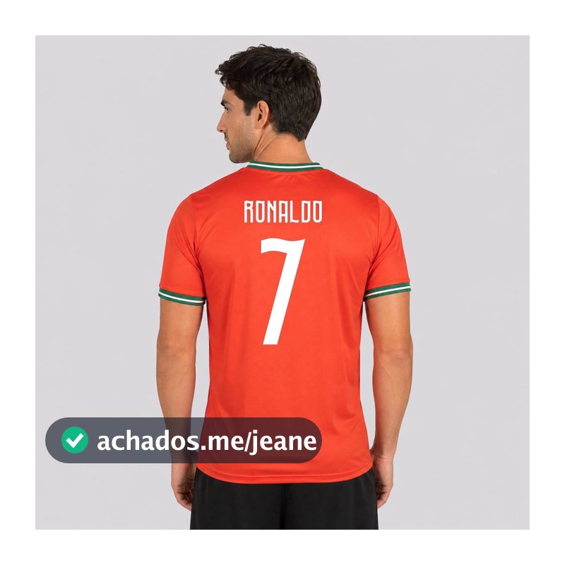 Camisa Portugal Clássica 7 Ronaldo