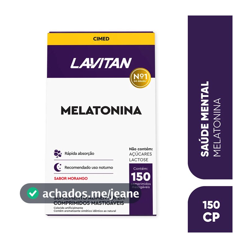 Lavitan Mela tonina Morango - 150 comprimidos - Cimed