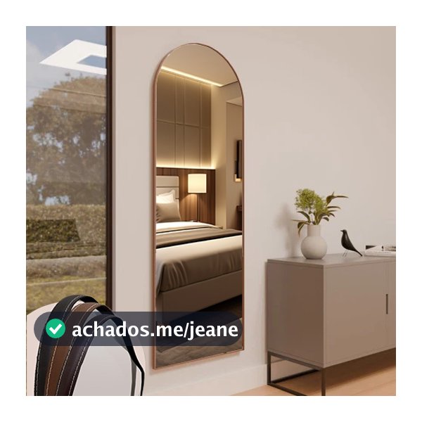 Espelho Janela E13 Moldura em Couro 115cm x 60cm 150cm x 60cm 170cm x 70cm Corpo Inteiro Promoção Lançamento Suporte