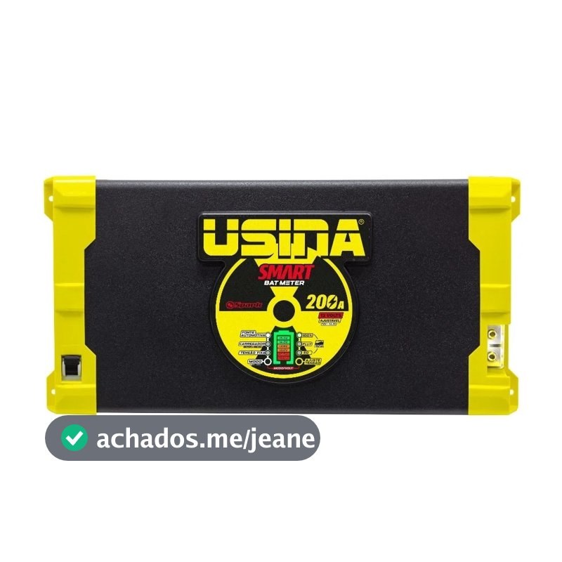 Fonte Carregador Automotivo Usina 200a Smart Bat Meter Monovolt 220v