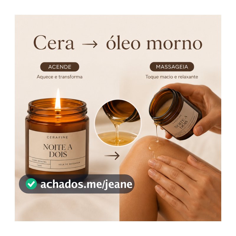 Vela de Massagem ÓLEO MORNO Hidratante Corporal Aromaterapia Relaxante Para Casais 100g