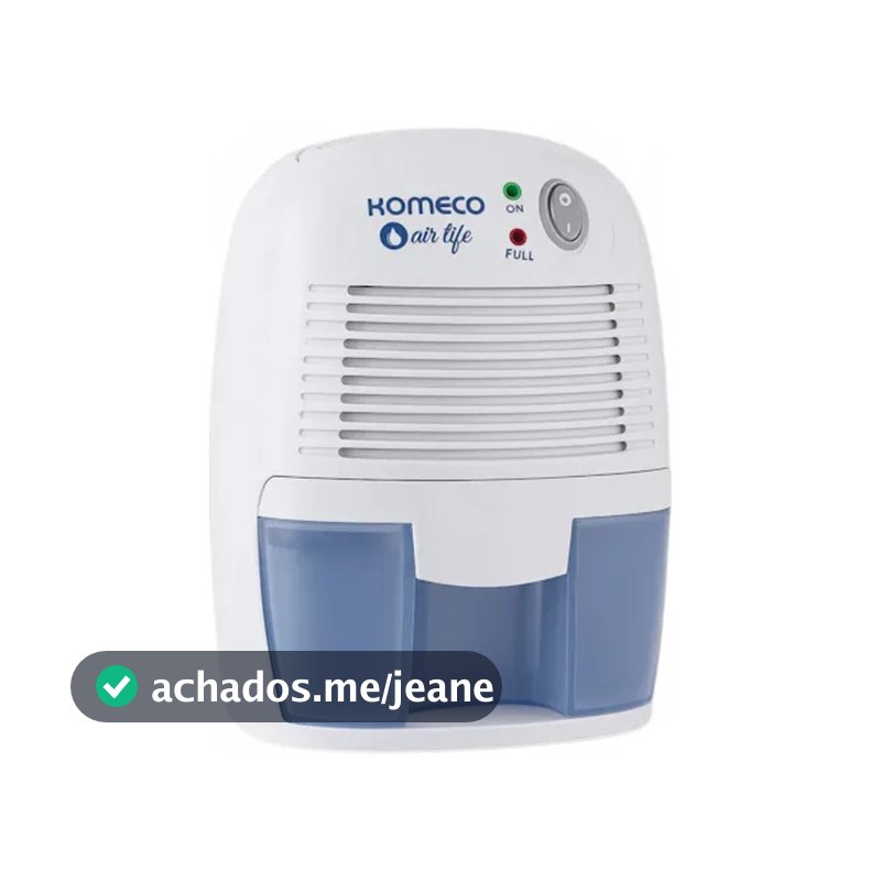 Mini Desumidificador de Ar Komeco Air Life KDP 250 G1 Bivolt