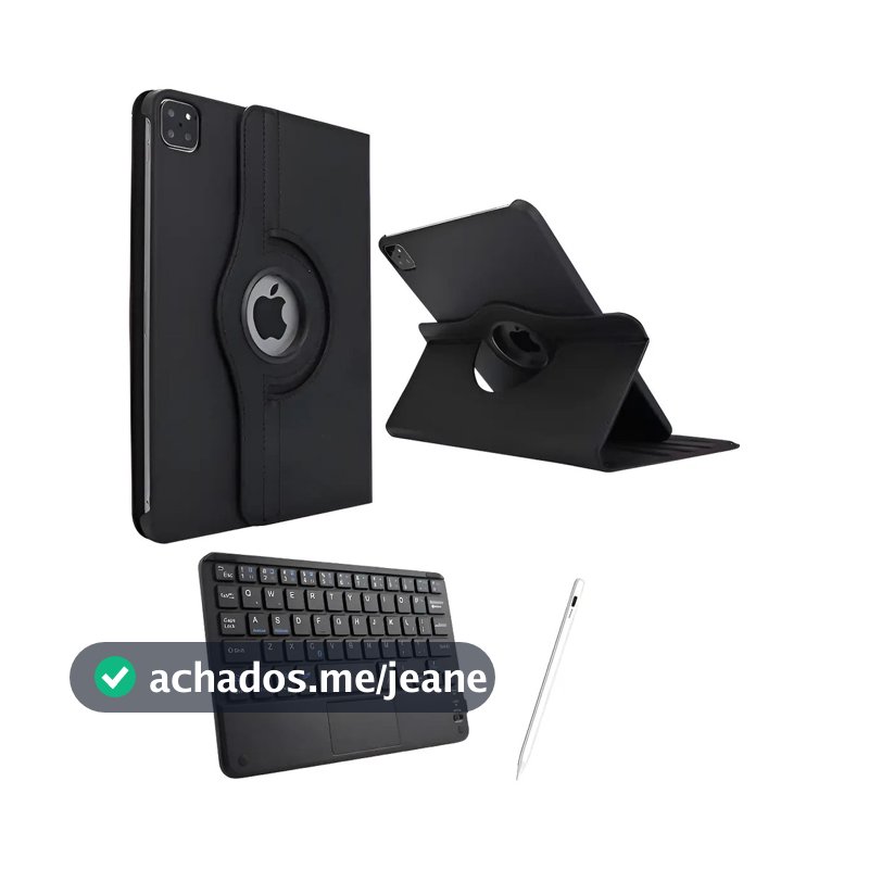 Capa iPad Pro 13 Polegadas 2024 Com Caneta E Teclado