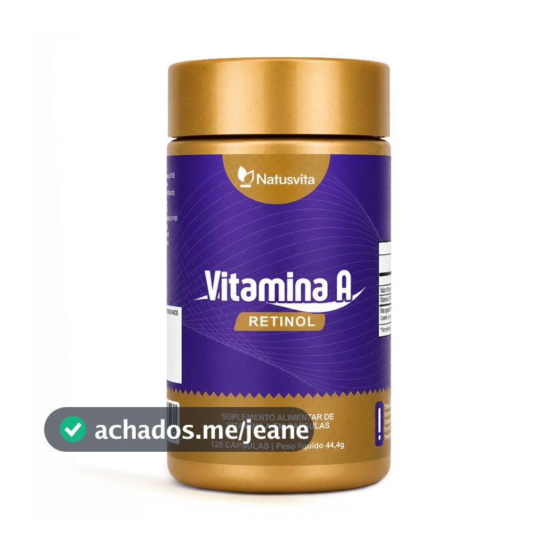 120/240/360 cápsulas Vitamina A (Retinol) Isolada