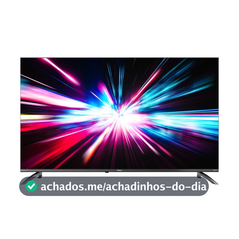 SMART TV PHILCO 50" 4K UHD ROKU TV HDR10 DOLBY AUDIO P50CRB SPACE GRAY