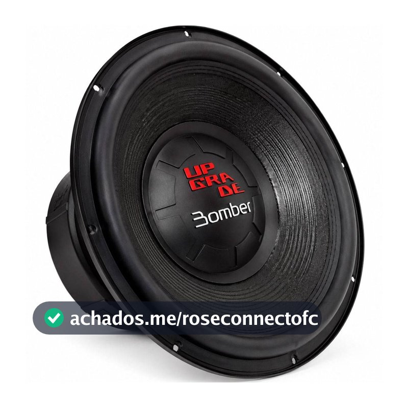 Subwoofer 12 Bomber Upgrade 400w RMS 4 Ohms Bobina Simples