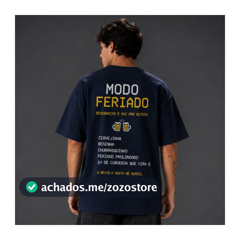 Camiseta MODO FERIADO