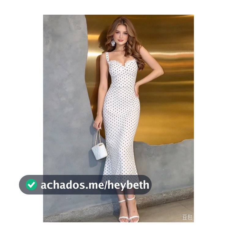 Outono feminino novo estilo sem mangas mais magro olhar Polka Dot Sling vestido267345