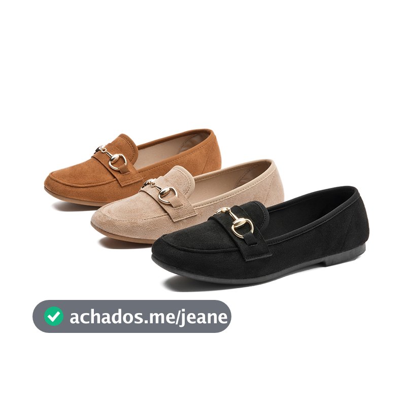 Mocassim feminino Os sapatos sem fecho são antiderrapantes e confortáveis
