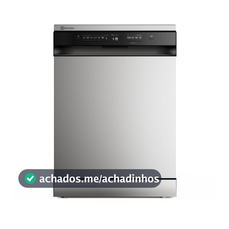 Lava-Louça Electrolux 14 Serviços Inox com Programa Lava & Seca 50 min (LS14E)