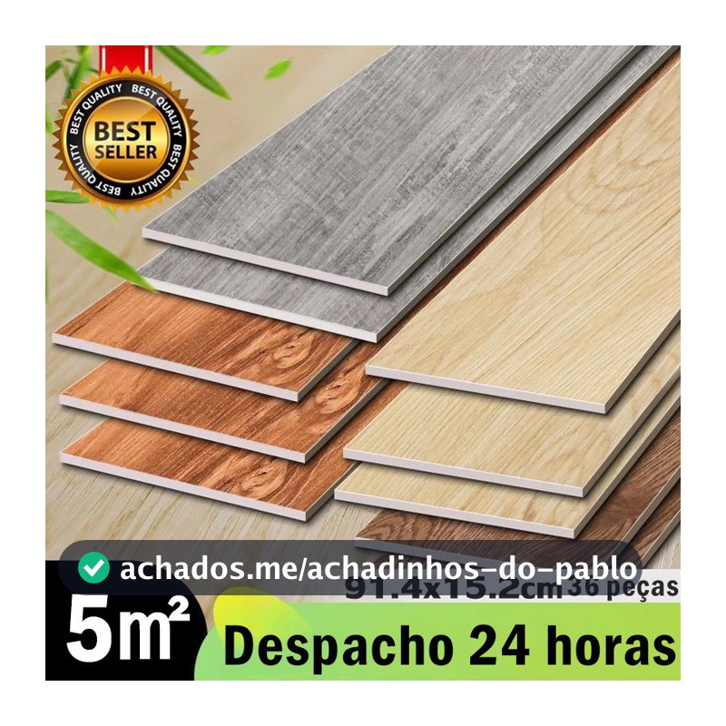 Adesivo PISO 36 PEÇAS 5㎡ Régua De Ajuste De Piso De Vinil Etiqueta Lavável De Madeira Autoadesiva 91cm x 15cm