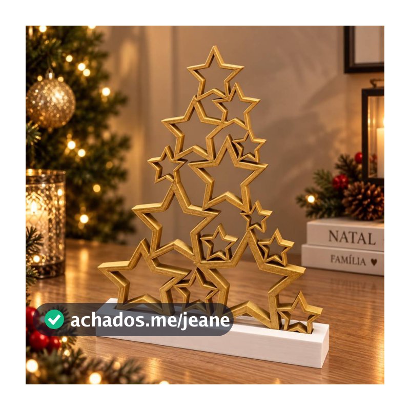 Arvore de Natal estrelas, otimo para decorações de natal