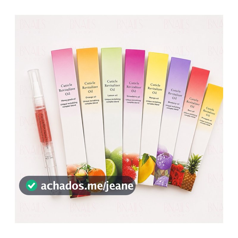 Kit 10 Canetas Óleo Hidratante Para Cutículas Com Flores