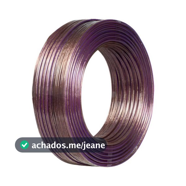Fio Bicolor Paralelo Cristal Polarizado 2x2,5mm Rolo 100m Cabo Para Som Alto Falante Home Theater