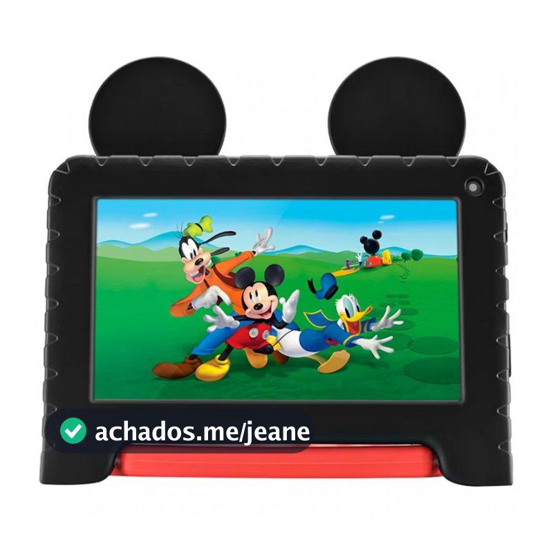 Tablet Infantil Mickey NB413 Wi-Fi Tela de 7 64GB 4GB de RAM Android Multilaser