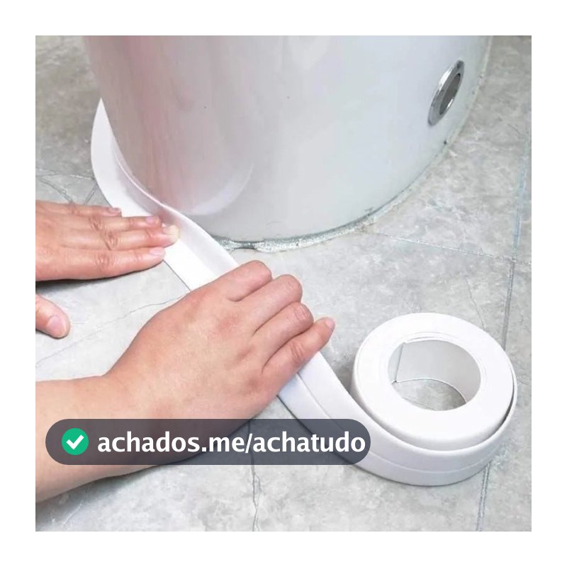 1/2 Fita Selante De Pvc 1M 3M 5M 10M À Prova D 'Água Para Cozinha / Banheiro / Banheira