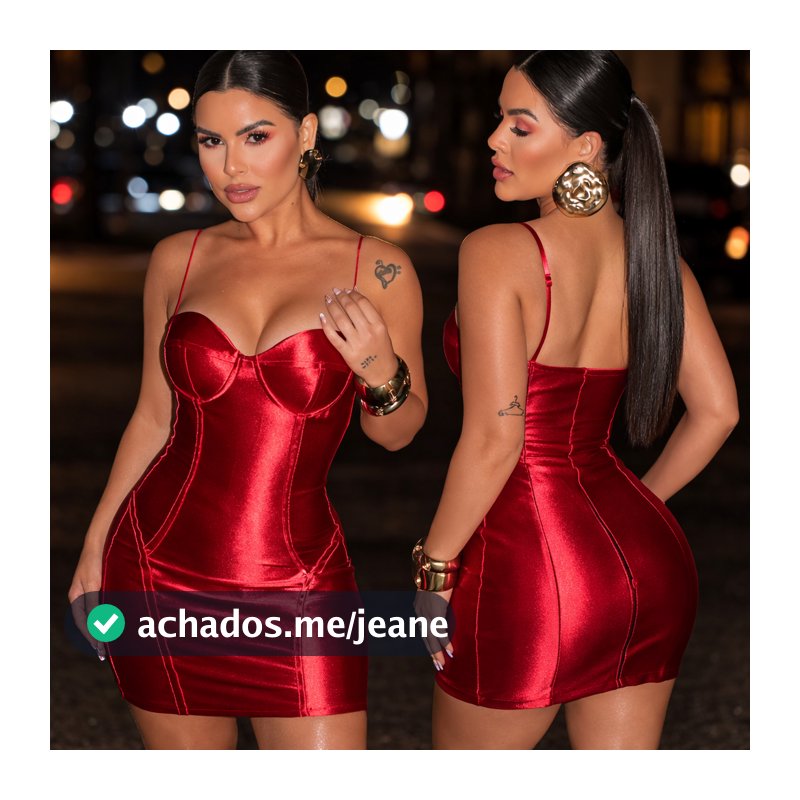 Vestido Curto Cetim Corset Alcinha Colado Justo Festa Balada Envio Rápido