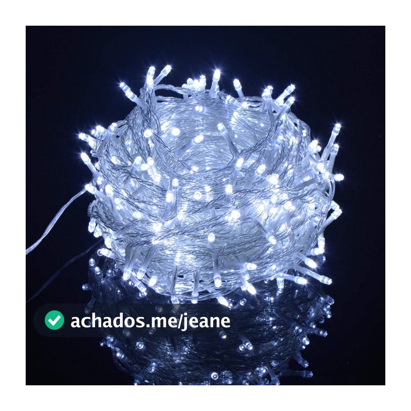 Pisca Pisca Natal 30 Metros com 300 Leds e 8 Funções LuvinCo