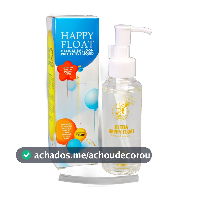 Gel Cola Happy Float Para Balão Bubble látex Confete 100ml