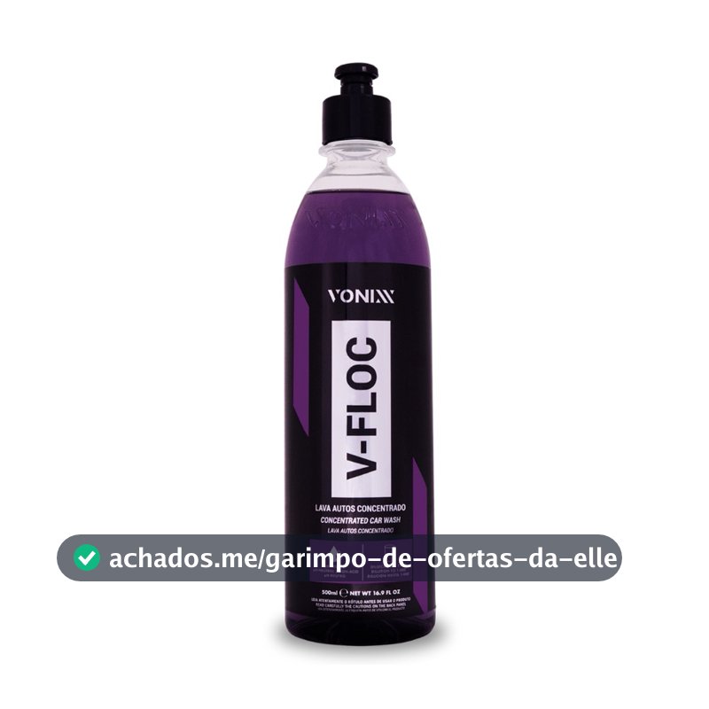 V-floc Vonixx Shampoo Automotivo Lava Auto Concentrado - 500ml