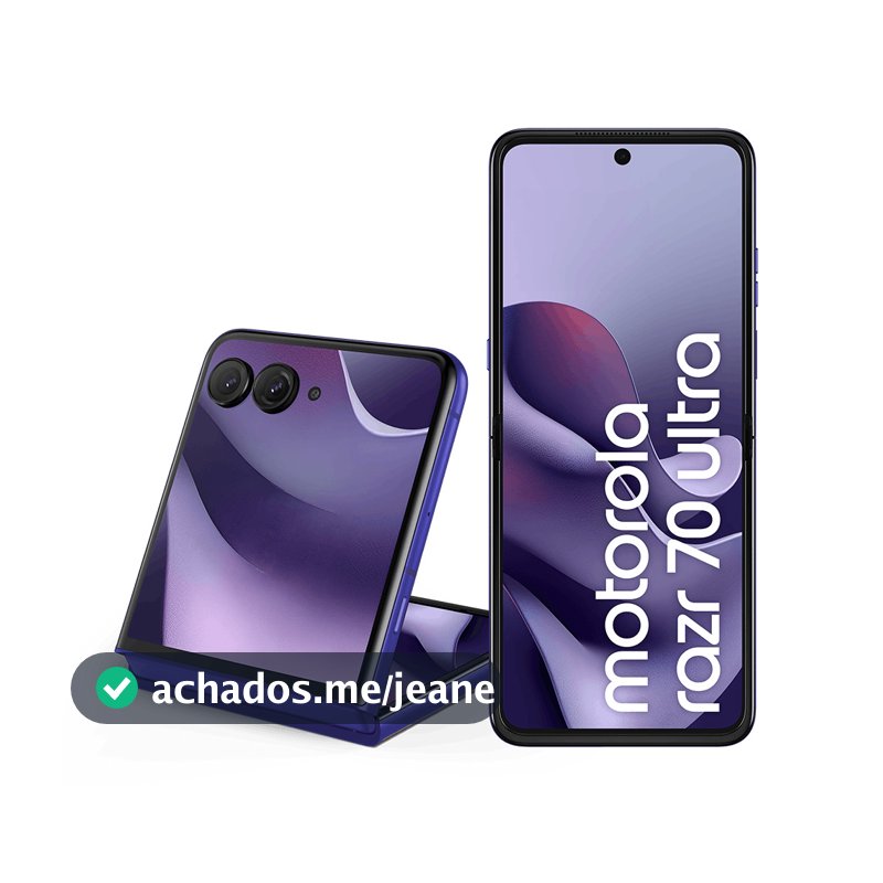 Smartphone Motorola Razr 70 Ultra 5G - 512GB 12GB RAM+12GB Ram Boost, Snapdragon 8 Elite, tela interna 7"