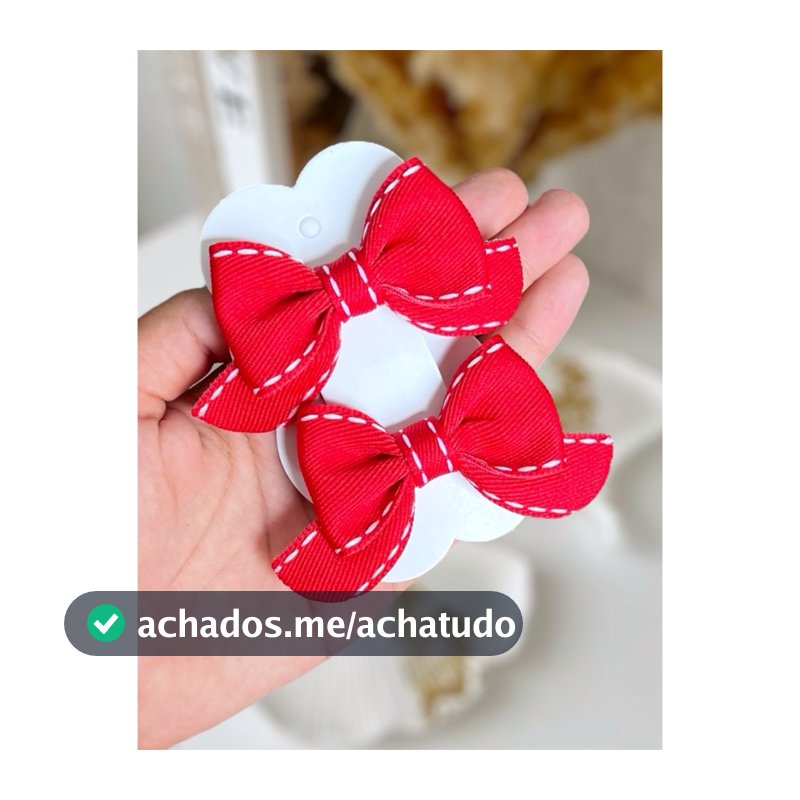 Parzinho de laços cabelo infantil