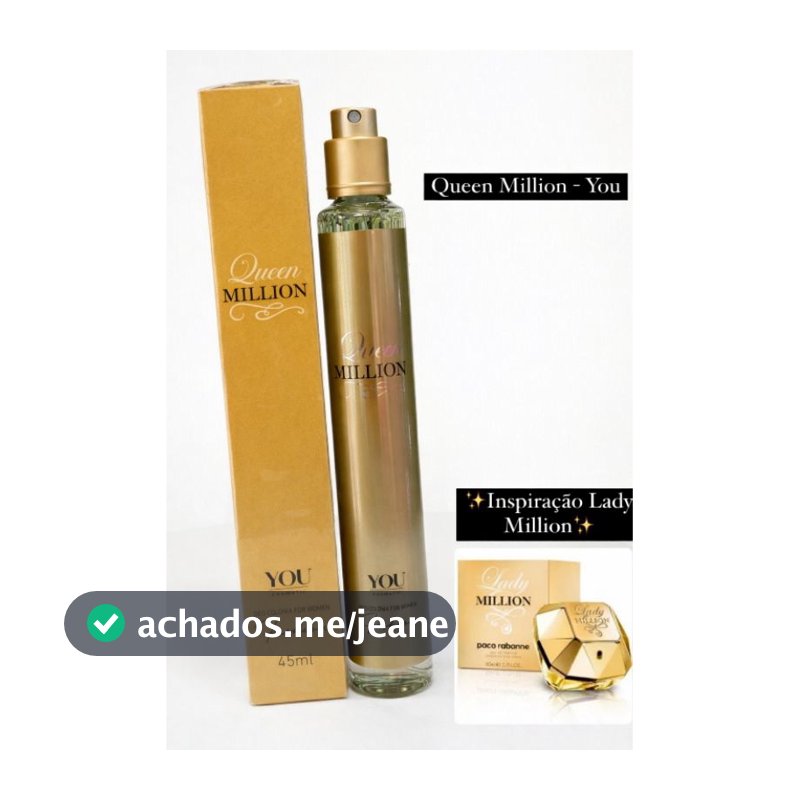 Perfume feminino Queen 45ml - You Cosmetic