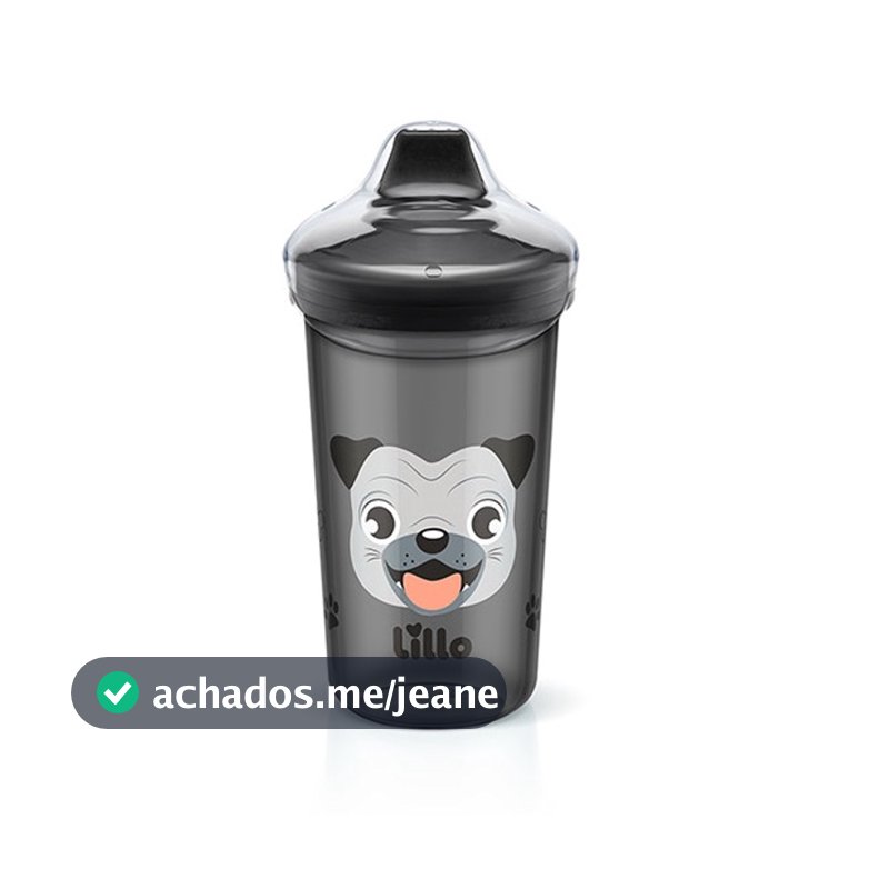 Copo de transição Antivazamento 320ml Eco MAX Cachorro Lillo