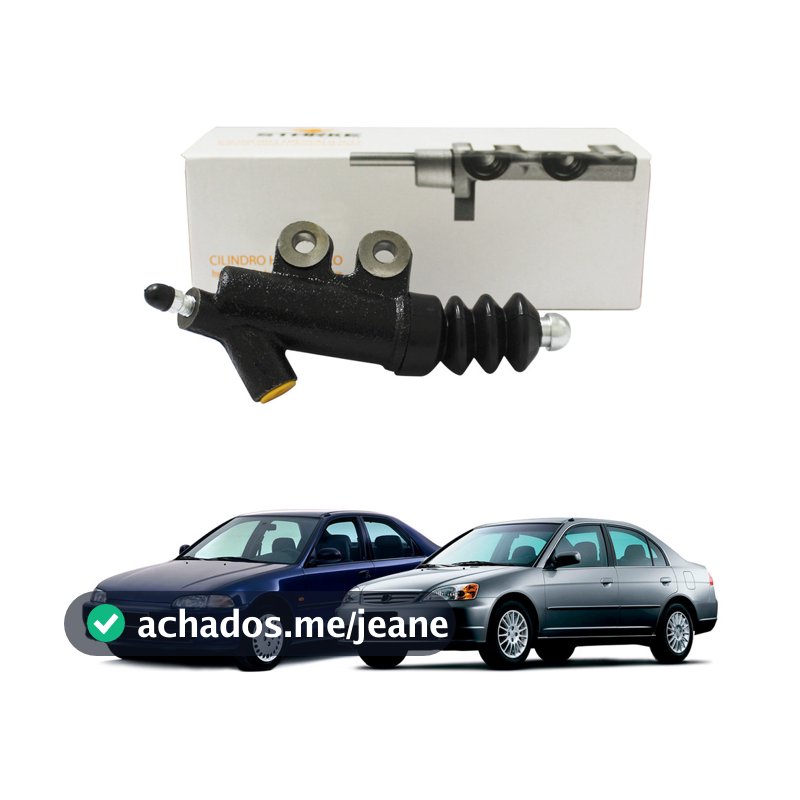 Cilindro Atuador Auxiliar Embreagem Honda Civic 16v 92/2001 Cilindro Mestre Embreagem Civic