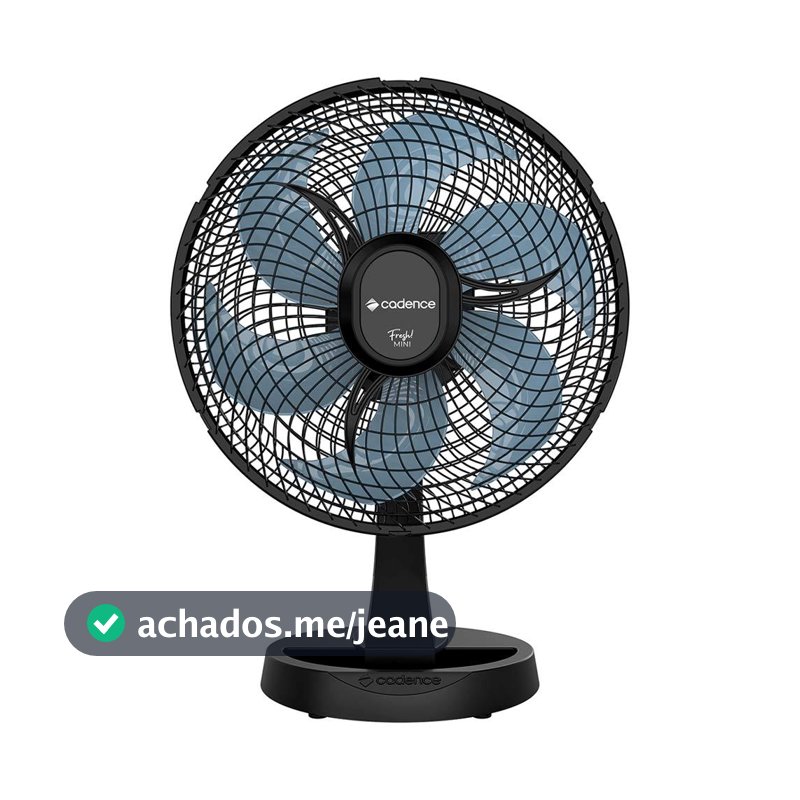 Ventilador de Mesa VTR310 30cm Cadence Preto 127V