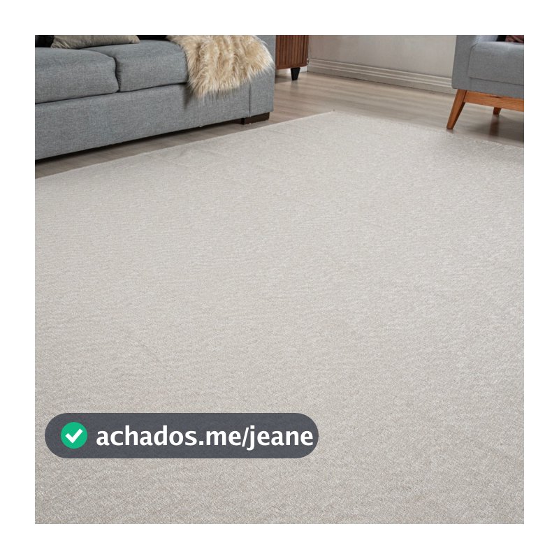 Tapete 3,00 M x 4,00 M Montreal Mesclado Manchado Antiderrapante para Sala, Quarto, Escritório