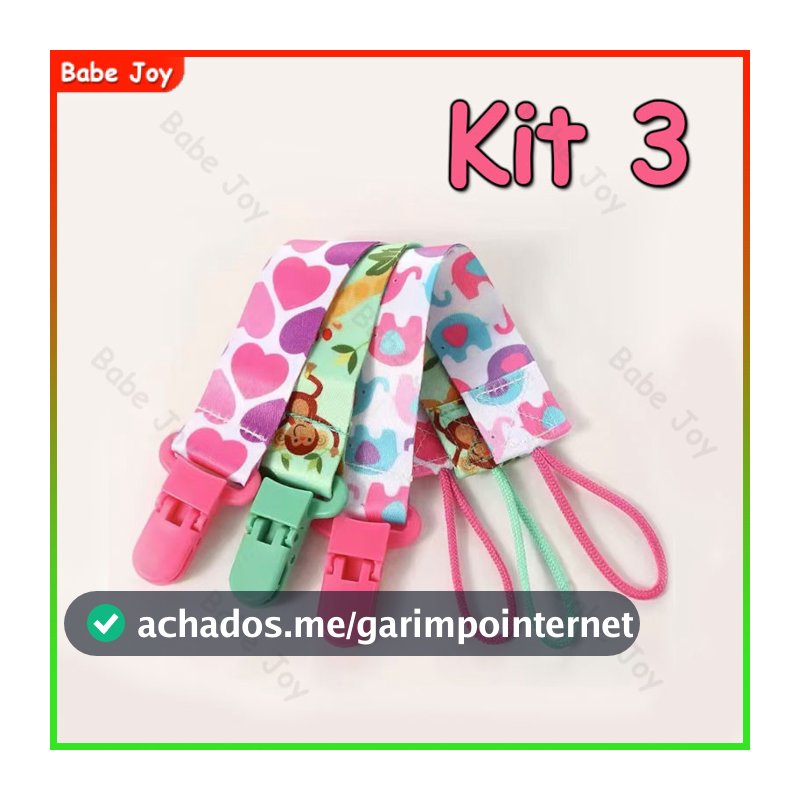 3 peças/conjunto prendedor de chupeta de bebê desenho animado mordedor brinquedo anti-queda cordão