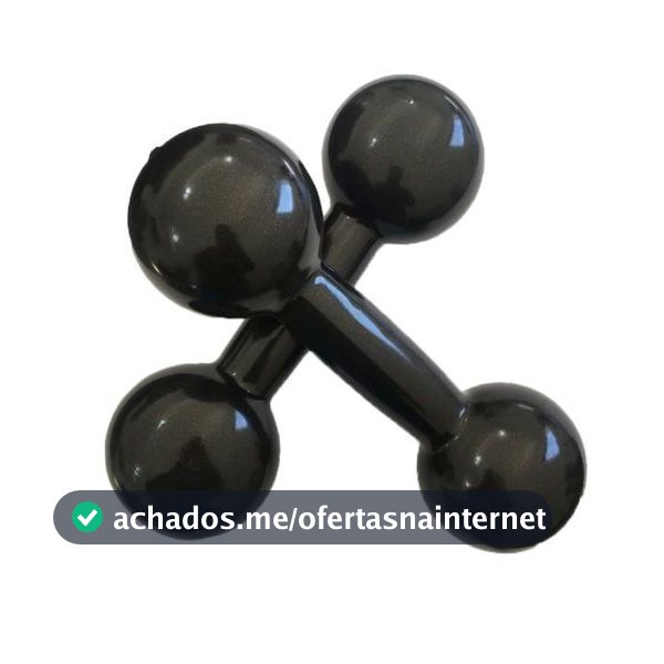 Halter Emborrachado Par - 1 Kg a 5 Kg P/ Fortalecimento