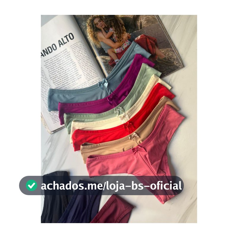 Kit calcinhas fio dental duplo de poliamida antialérgica  confortável e não marca na roupa