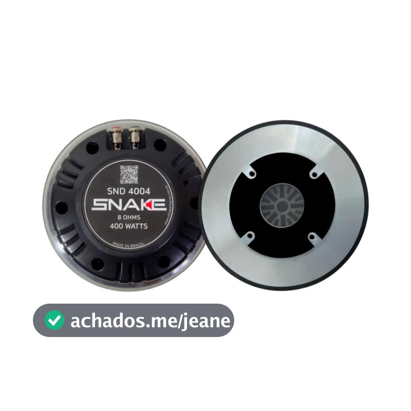 Driver Snake Snd 4004 2 polegadas 200w Rms 8 Ohms