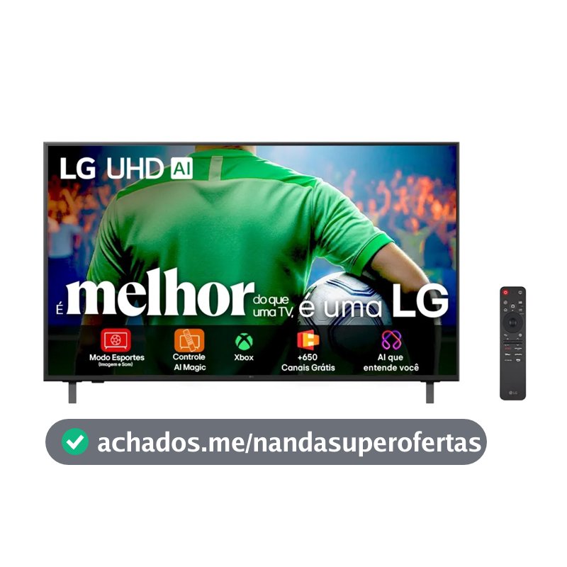 Smart TV LG 65" LED, UHD 4K, 60 Hz, a7 AI Processor 4K Gen8 -  65UA8550PSA