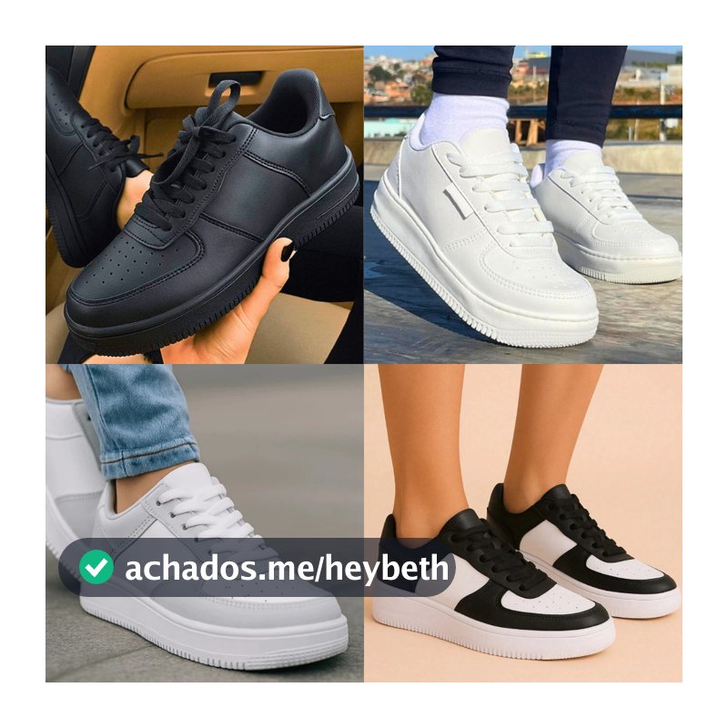 Tênis Casual Feminino Premium Branco Plataforma Academia Conforto Macio