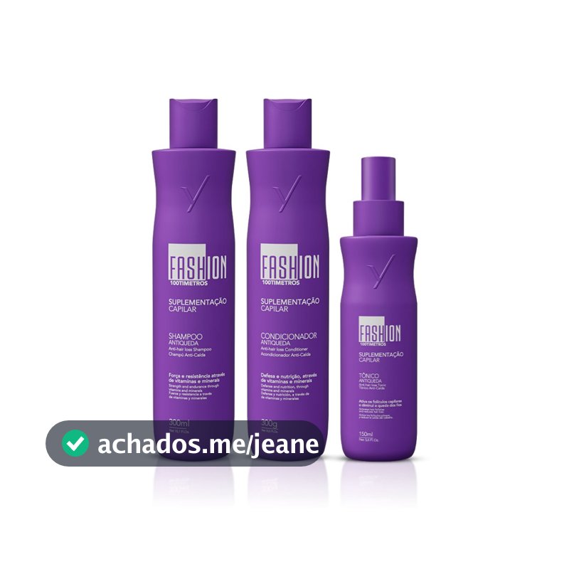 Kit Tratamento Fortalecedor Antiqueda Capilar - Fashion Gold