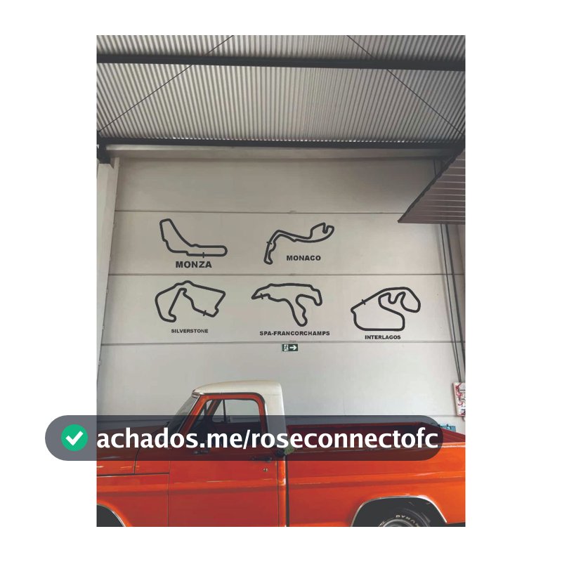 pista formula 1 vazado em mdf 3mm para decoraçao  (monaco, interlagos,monza,silverstone, spa)