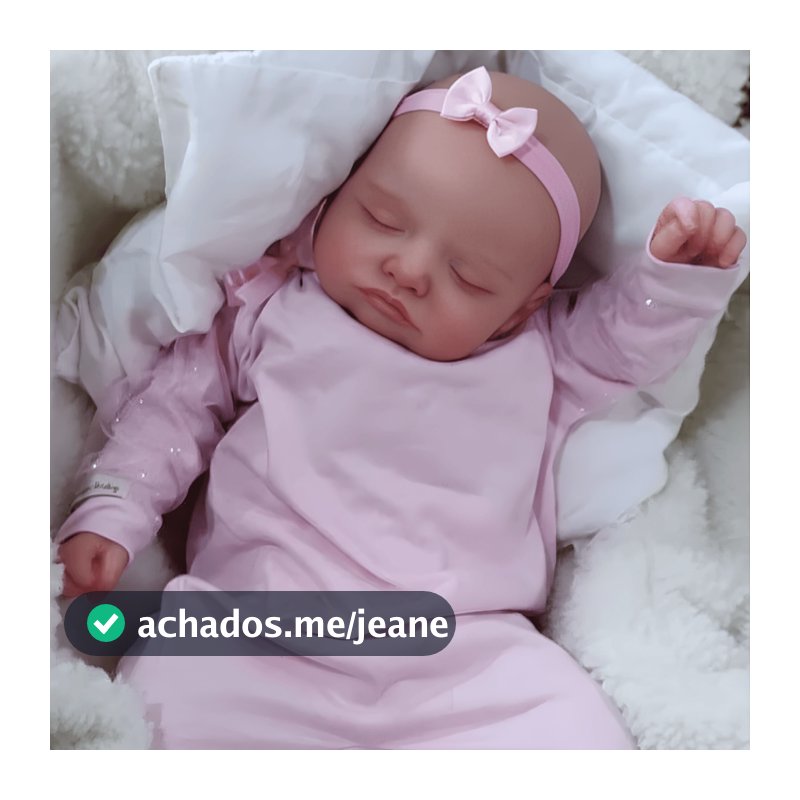 Bebê Boneca Reborn Siliconada Rosali  Realista Pode dar Banho Em Promoção
