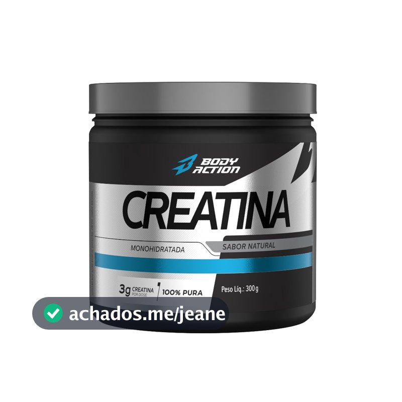Creatina Monohidratada 300g 100% Pura Bodyaction