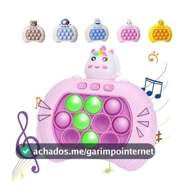 Pop it Mini Gamer Brinquedo Console Anti Stress Eletrônico