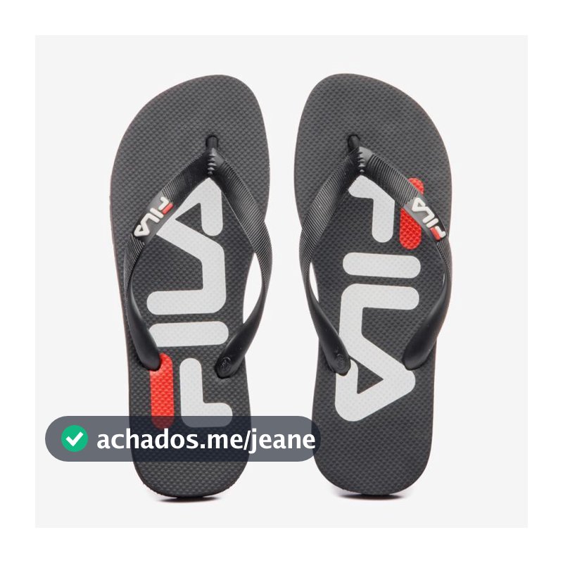 Chinelo Masculino Fila Sandália de Dedo Fingers Verão Estiloso Antiderrapante Original