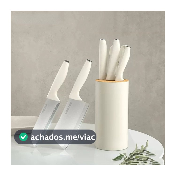 Jogo de Faca de Cozinha 5 peças Conjunto de Faca Aço inoxidável de Profissional Anti-bacteriano