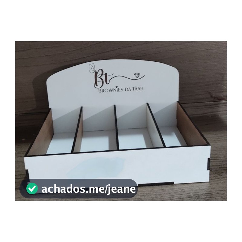 EXPOSITOR DE BROWNIE PERSONALIZADO