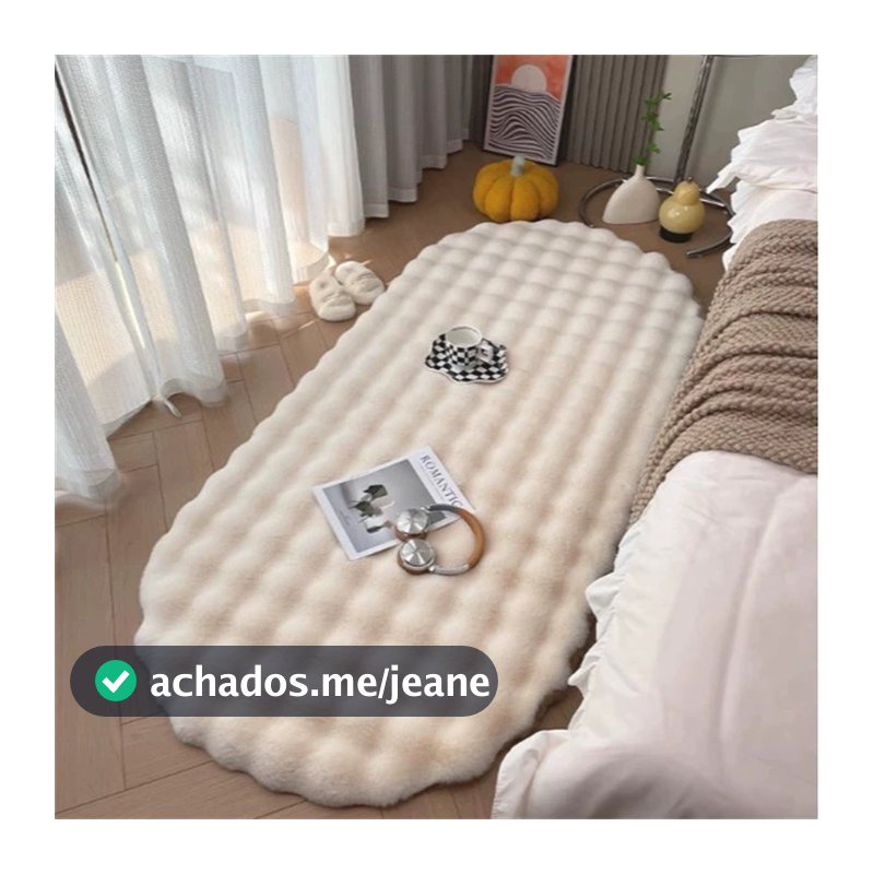 Imitação De Pele De Coelho Oval Tapetes Tapete Para Quarto Sala Estar Aconchegante Sofá Cadeira Cabeceira
